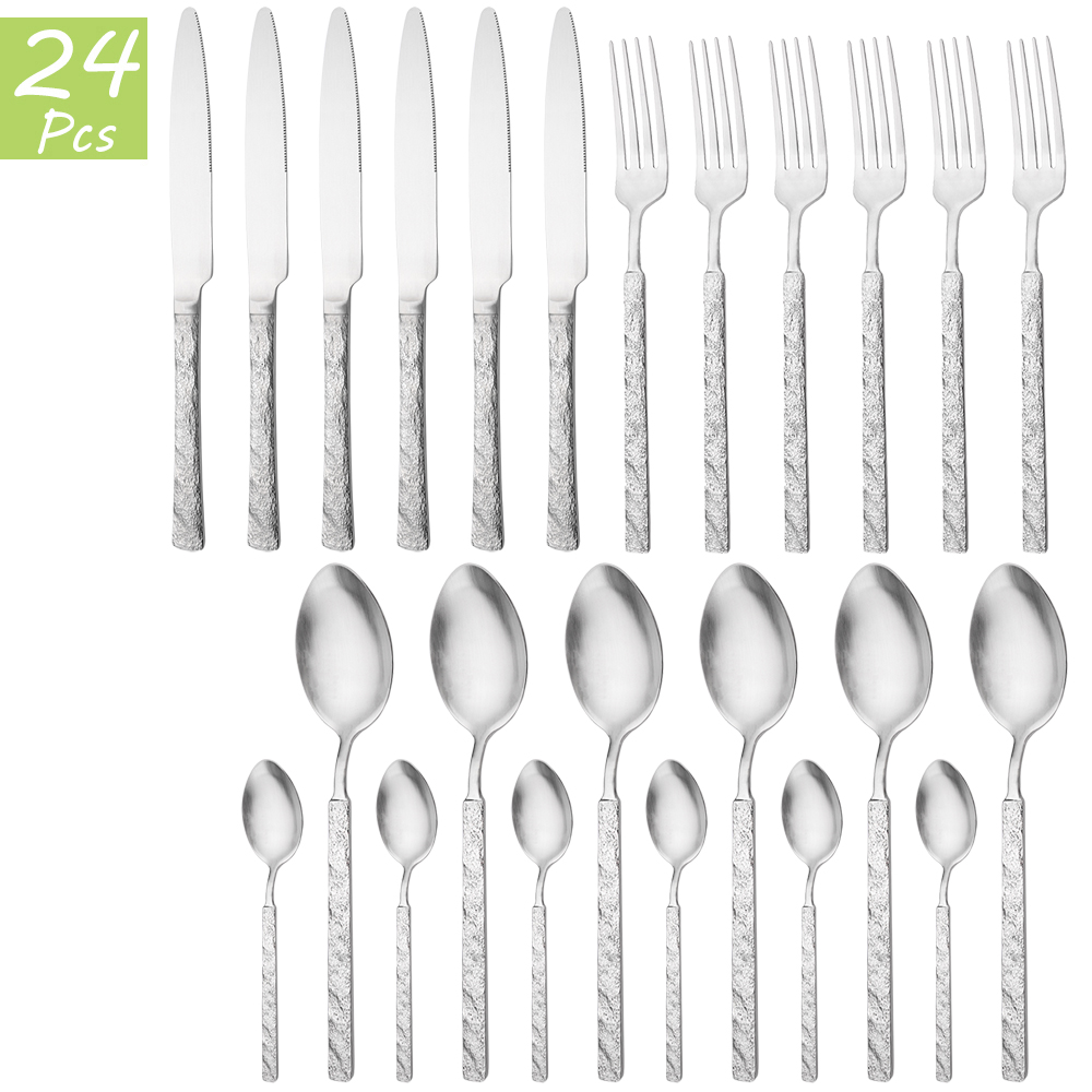 Vintage Collectible Spoons - 304 Set Alat Makan Baja Tahan
