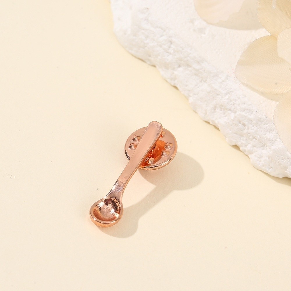 Vintage Collectible Spoons - Bros Pin Sendok Kopi Desain Lucu