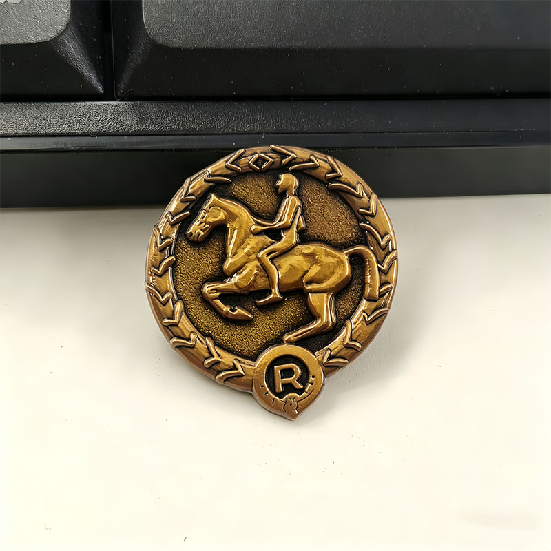 Vintage Collectible Pins - Lencana Penunggang Kuda Muda Jerman Lencana