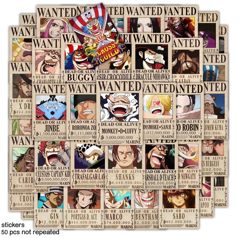 Vintage Collectible Figures - Poster Anime Luffy Gear 5 One