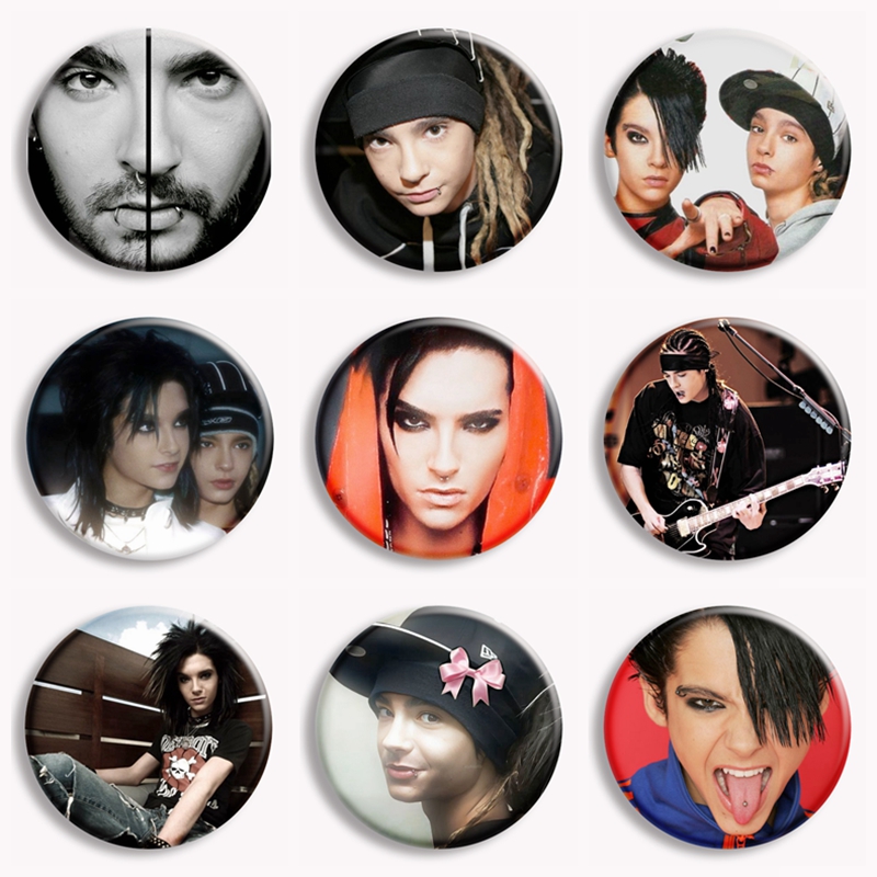 Vintage Collectible Pins - Band Rock Tokio Hotel Kaulitz Vintage