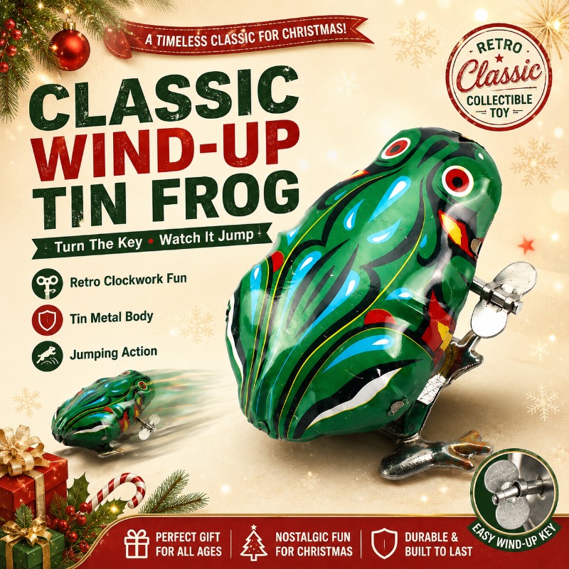 Mainan Logam Pegas Katak Melom - Vintage Collectibles Toys ulasan dan harga