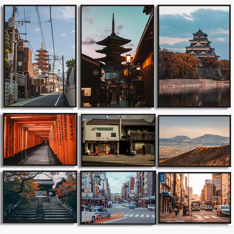 Koleksi Landmark Jepang Vintag - Vintage Collectible Posters ulasan dan harga
