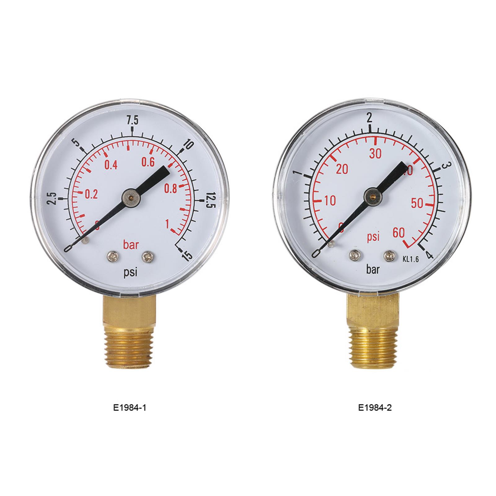 50Mm Filter Kolam Renang Tekan - Analog Meter Gauge ulasan dan harga