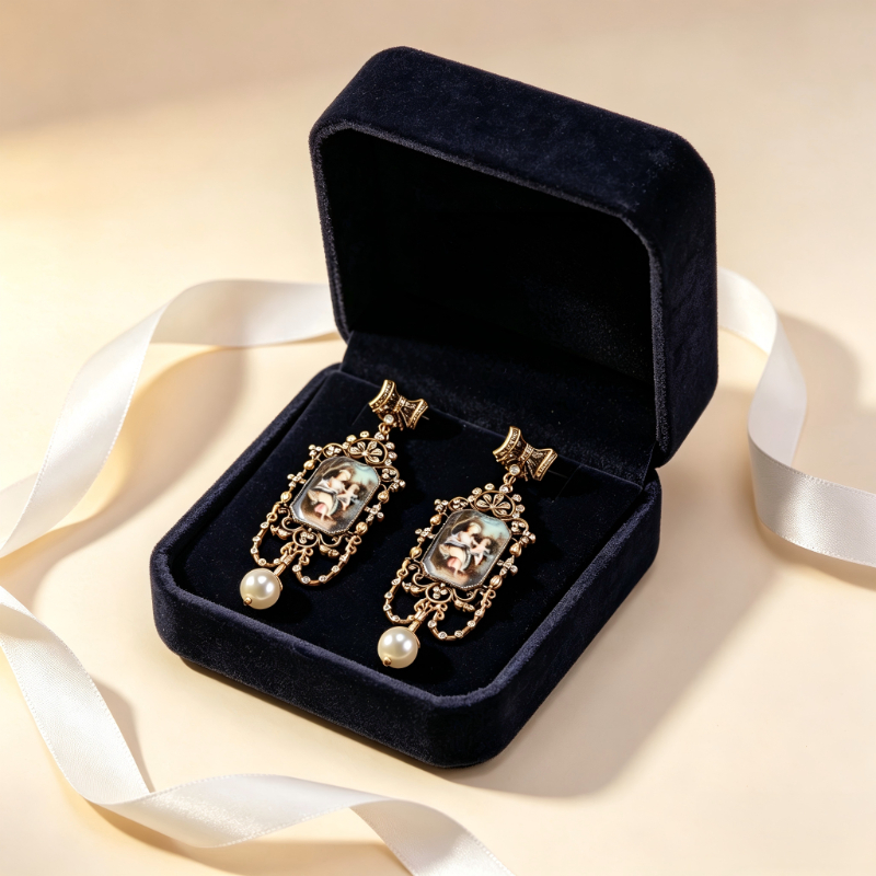 Anting-anting gaya retro berga - Vintage Collectible Figures ulasan dan harga