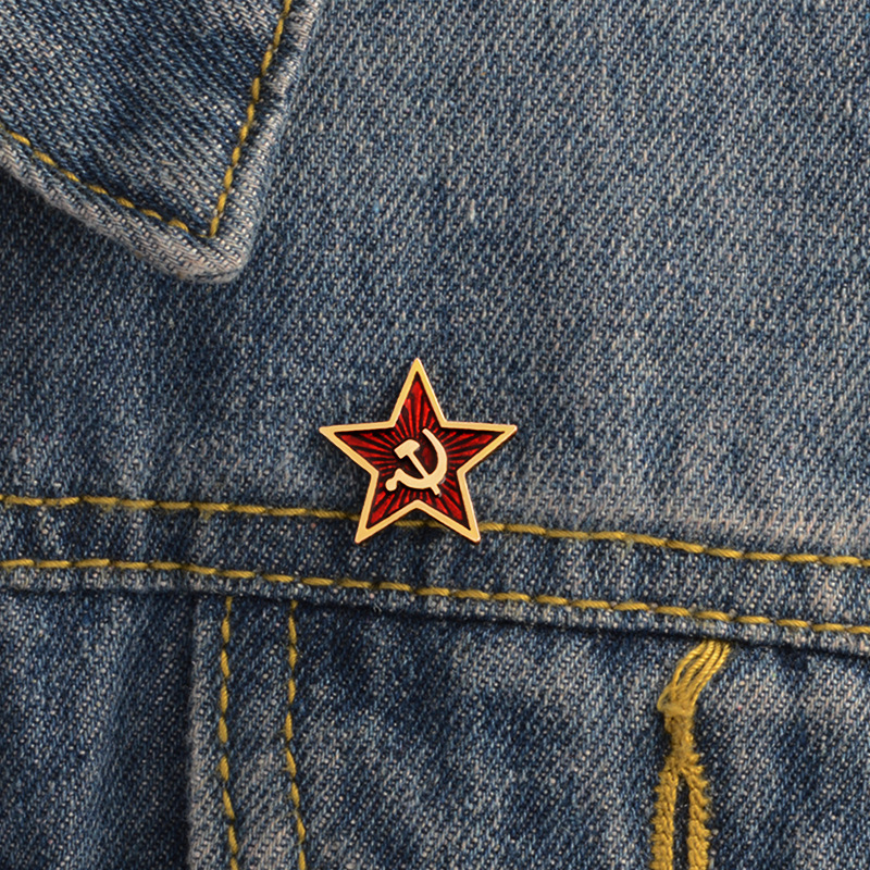 USSR lencana bintang merah pin - Vintage Collectible Pins ulasan dan harga