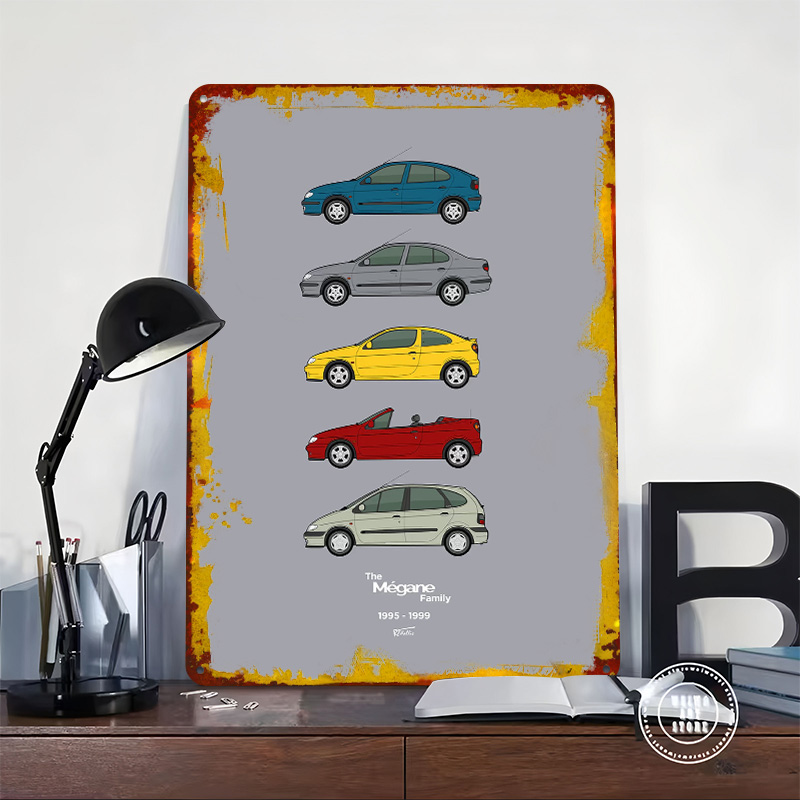 Koleksi Mobil Sport Megane 199 - Vintage Collectible Posters ulasan dan harga
