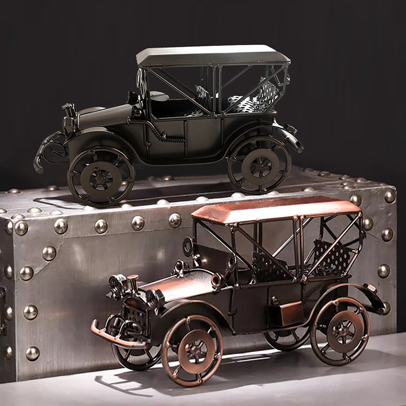 Ornamen Model Mobil Kuno Gaya  - Vintage Collectibles Toys ulasan dan harga
